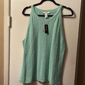 Shimmer mint green top